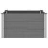 vidaXL Garden Raised Bed WPC 100x100x54 cm Grey
