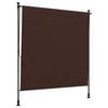 vidaXL Outdoor Roller Blind Brown 150 x 270 cm