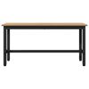 vidaXL Dining Bench Artisan Oak 100 x 32.5 x 48.5 cm