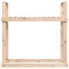 vidaXL Firewood Rack 110x35x108.5 cm Solid Wood Pine