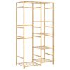 vidaXL Clothes Rack with Shelves 100x50x184,5 cm Bamboo