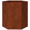 vidaXL Planter Rusty 40x40x45 cm Corten Steel