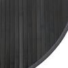 vidaXL Rug Round Grey100 cm Bamboo