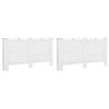 vidaXL Radiator Covers 2 pcs White 152x19x81,5 cm MDF (2x284321)
