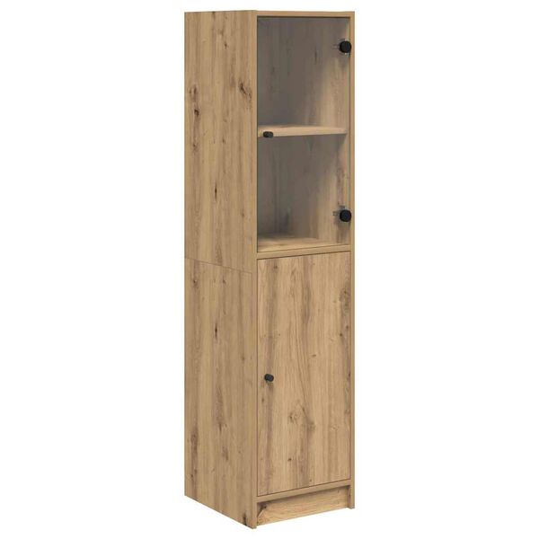 vidaXL Highboard Artisan Oak 35 x 37 x 142 cm Engineered Wood