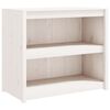 vidaXL Outdoor Kitchen Cabinet MEPPEL White 106x55x92 cm Solid Wood Pine