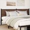 vidaXL Replace Headboard Brown Oak 200 cm Engineered Wood and Steel