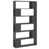 vidaXL Book Cabinet Room Divider Grey 100x24x188 cm