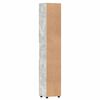 vidaXL Bathroom Cabinet Set TULUM Concrete Grey 37 x 31.5 x 203 cm