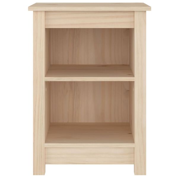 vidaXL Bedside Cabinet 40x35x55 cm Solid Wood Pine
