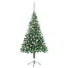 vidaXL Artificial Pre-lit Christmas Tree with Ball Set 150cm 380 Branches