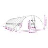 vidaXL Greenhouse with Steel Frame White 72 m&sup2; 12x6x2.85 m