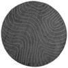 vidaXL Indoor and Outdoor Rug PALMERAS Anthracite &Oslash; 160 CM Polyester