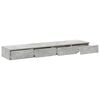vidaXL Bed Drawers Concrete Grey 135 x 36.5 x 16.5 cm Engineered Wood