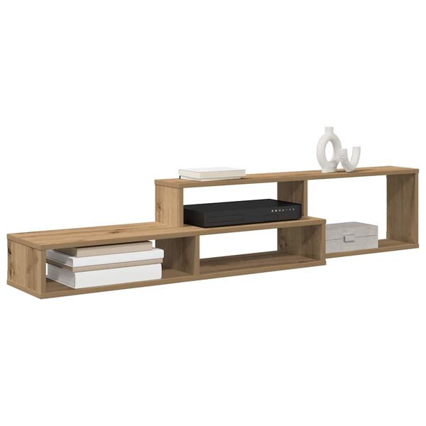 vidaXL Wall TV Stand 150 x 25 x 28.5 cm Engineered Wood