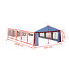 vidaXL Party Tent 10 x 5 m Red