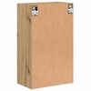 vidaXL Bathroom Cabinet Wall-mounted Artisan Oak 39 x 23.5 x 65 cm