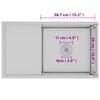 vidaXL Handmade Kitchen Sink Stainless Steel