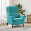 vidaXL Armchair Turquoise 76 x 94 x 102 cm Velvet