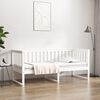 vidaXL Day Bed without Mattress White 80x200 cm Solid Wood Pine