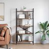 vidaXL Bookshelf Smoked Oak 75 x 30 x 156 cm Engineered Wood