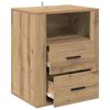 vidaXL Bedside Cabinet Artisan Oak 35 x 50 x 60 cm Engineered Wood