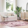 vidaXL Shaggy Rug High Pile NAVARRA Dusty Pink 200x200 cm Polyester