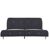 vidaXL Bed Frame without Mattress Dark Grey Fabric 150x200 cm King Size