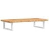 vidaXL Basin Shelf Wall Mounted Steel and Solid Wood Oak