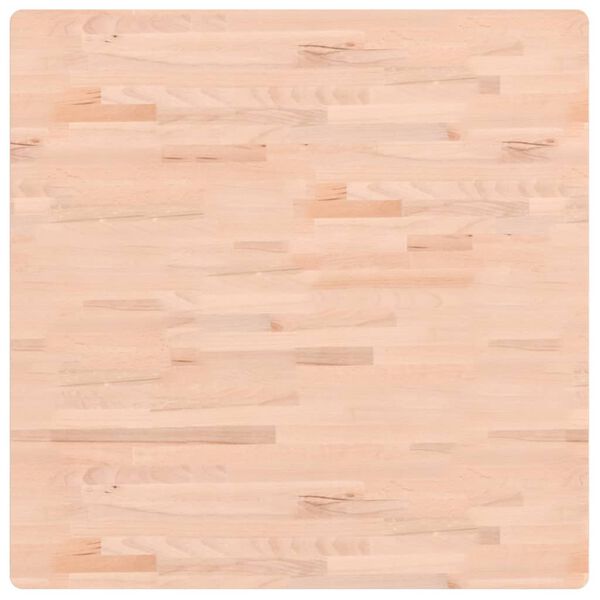 vidaXL Table Top 90x90x4 cm Square Solid Wood Beech