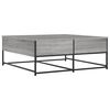 vidaXL Coffee Table Grey Sonoma 100x99x40 cm Engineered Wood