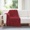 vidaXL Throw Blankets 6 pcs Bordeaux Red 150 x 130 cm Fleece