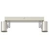 vidaXL Ceiling Spotlight Nickel 26 x 6.5 x 11.5 cm Metal
