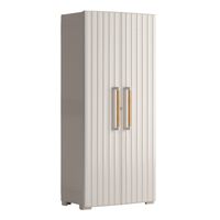 Keter Storage Cabinet with Shelves Groove Beige and Sand