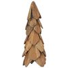 vidaXL Christmas Tree Brown 51 cm Solid Teak Wood