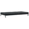 vidaXL Table Cover Plain Black 182 x 92 x 15 cm Fabric