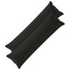 vidaXL Cushion with Pillow HOUTEN 2 pcs Black Polyester