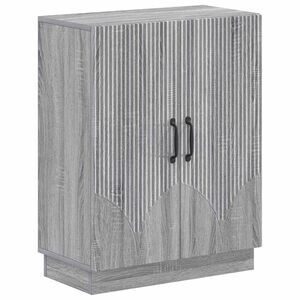 vidaXL Bathroom Storage Cainet HOORN Grey Sonoma 59.5 x 31 x 77 cm