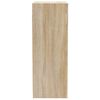 vidaXL Wall Cabinet Sonoma Oak 34.5x32.5x90 cm Engineered Wood