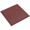 vidaXL Fall Protection Tiles 12 pcs Red 50 x 50 cm Rubber