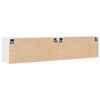 vidaXL Wall Cabinets 2 pcs White 80x30x35 cm Solid Wood Pine