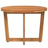 vidaXL Garden Side Table Round &Oslash;55x40 cm Solid Wood Acacia