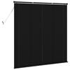 vidaXL Venetian Blind Manual Adjustable Black 150 x 130 cm PVC