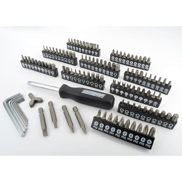 Br&uuml;der Mannesmann 130 Piece Bit and Socket Set 29166