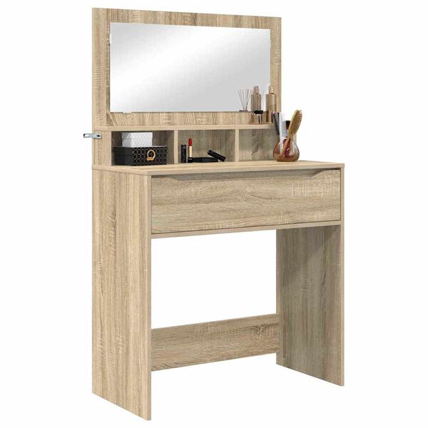 vidaXL Bedroom Dressing Tables Sonoma Oak 80 x 39.6 x 135 cm