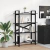 vidaXL Bookshelf Black Oak 100 x 33.5 x 140 cm Engineered Wood