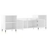 vidaXL TV Cabinet High Gloss White 160x35x55 cm Engineered Wood