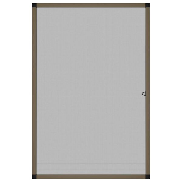 vidaXL Insect Screen for Windows Brown 90x120 cm