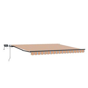 vidaXL Retractable Awning Multicolour 450 x 350 cm