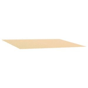 vidaXL Awning Replacement Fabric Yellow and White 400 x 200 cm